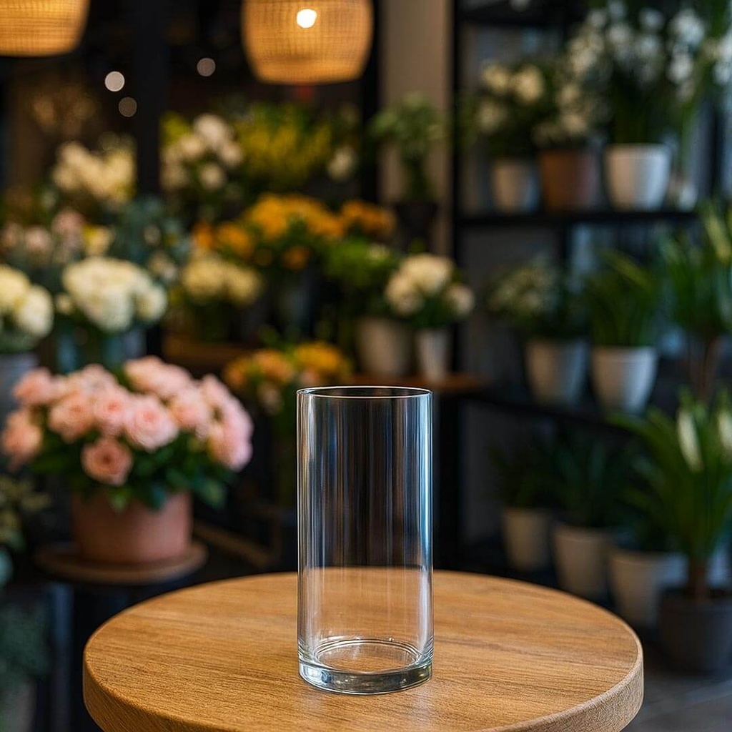 Cylinder Glass Vase - GS-0998