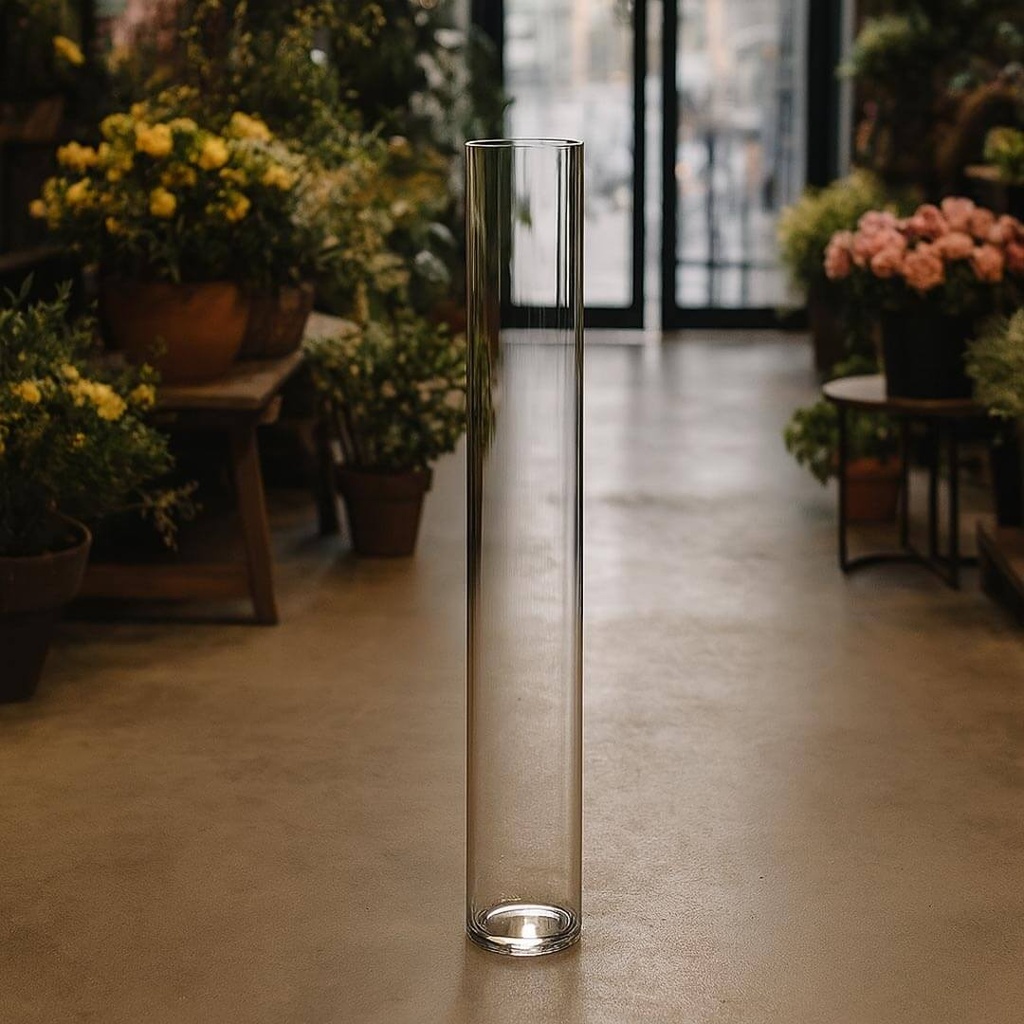 Cylinder Glass Vase - GS-1066
