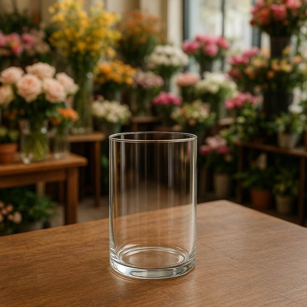 Cylinder Glass Vase - GS-1105