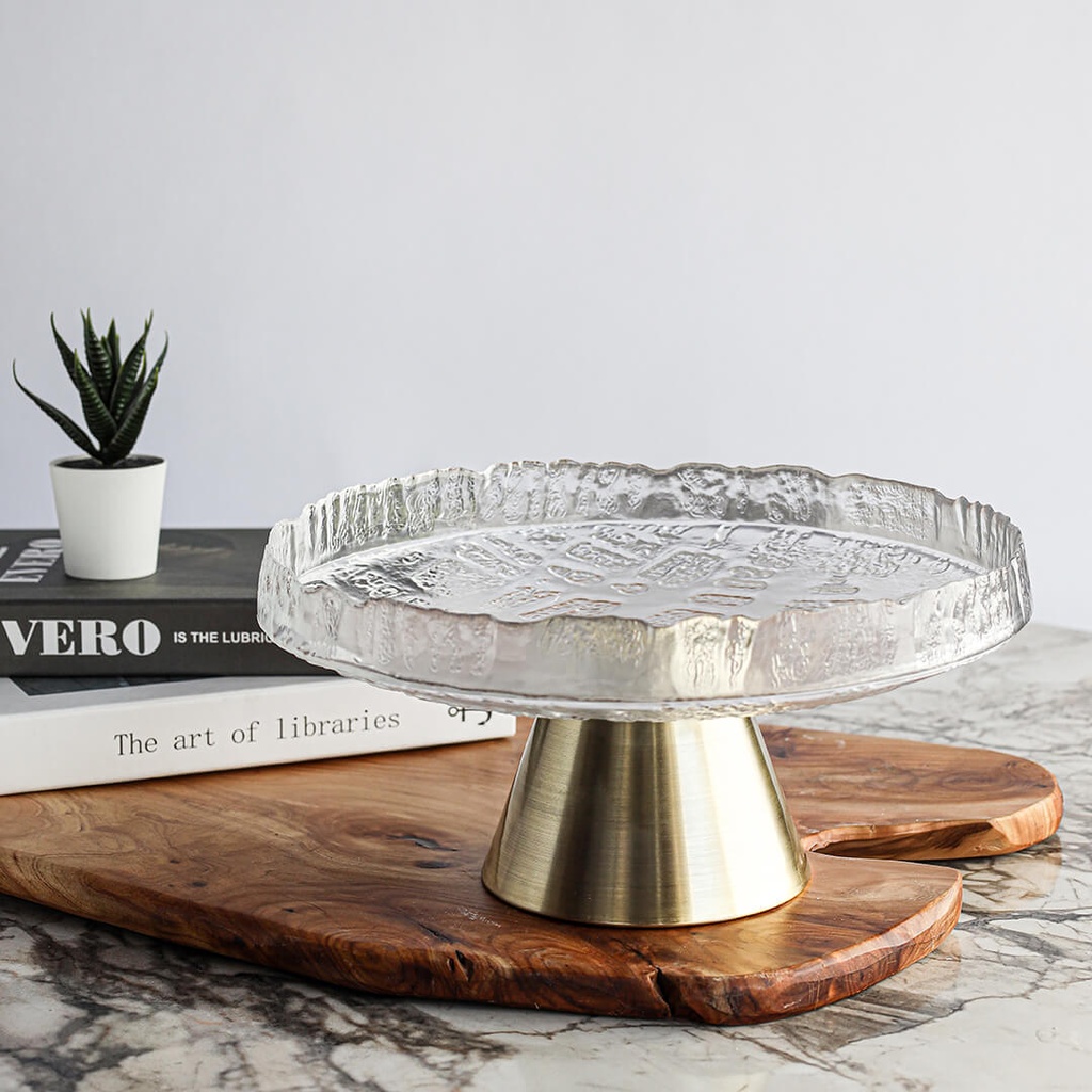 Glass Decoration Plate GS-1123