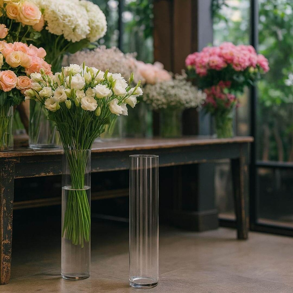 Cylinder Glass Vase GS-415