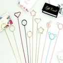 Metal Card Holder - Heart Shape