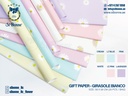 Gift Paper - Clear With Color Edge