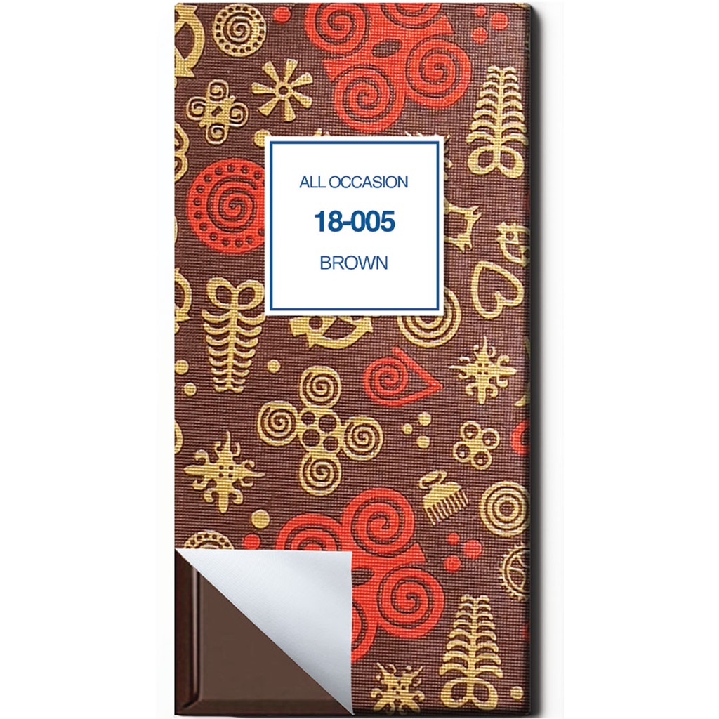Chocolate Paper - Laminated - ALL OCCASION
