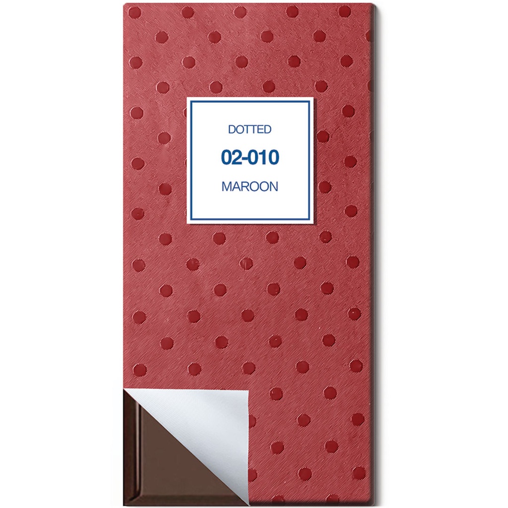 Chocolate Paper - Laminated - DOTED