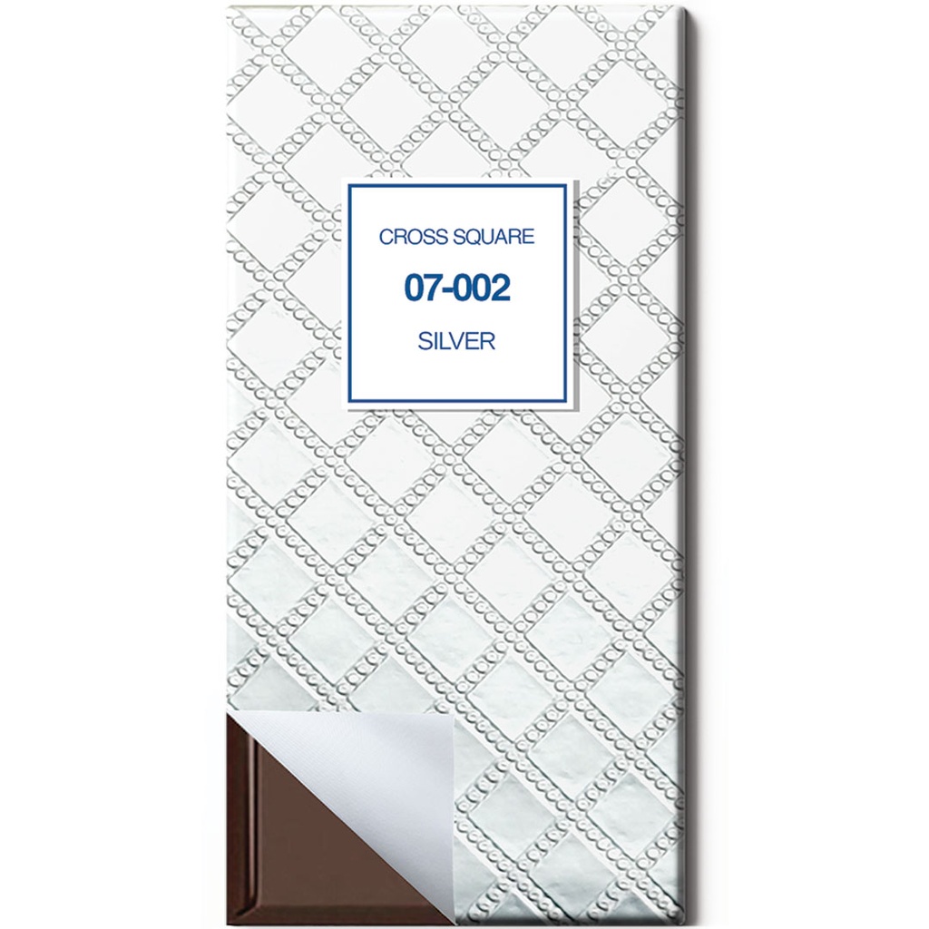 Chocolate Paper - Laminated - CROSS SQUARE