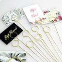 Metal Card Holder - Circle Shape