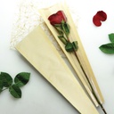 Single Rose Sleeve - Kraft #01