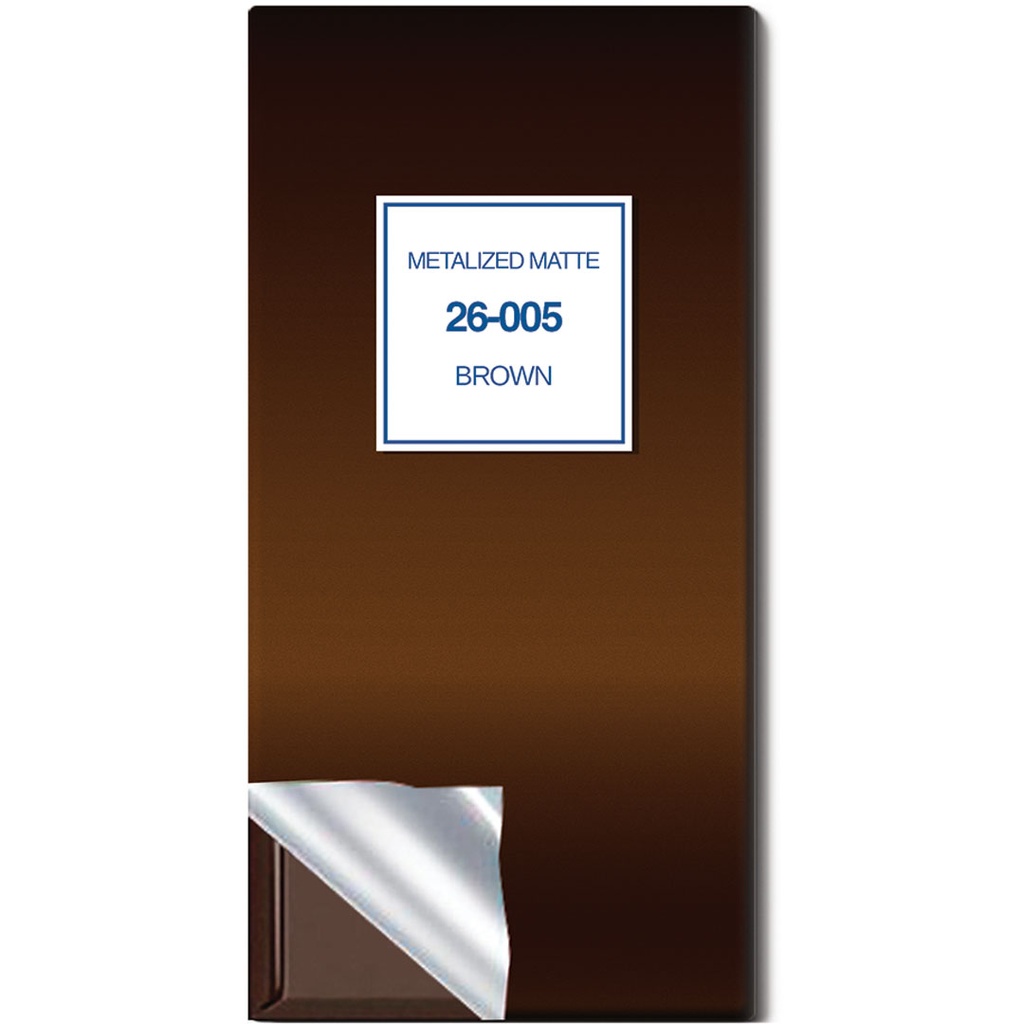 Chocolate Paper - Metalized - Matt