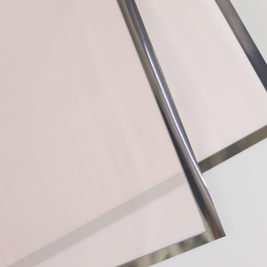 Gift Paper - Silver Edge