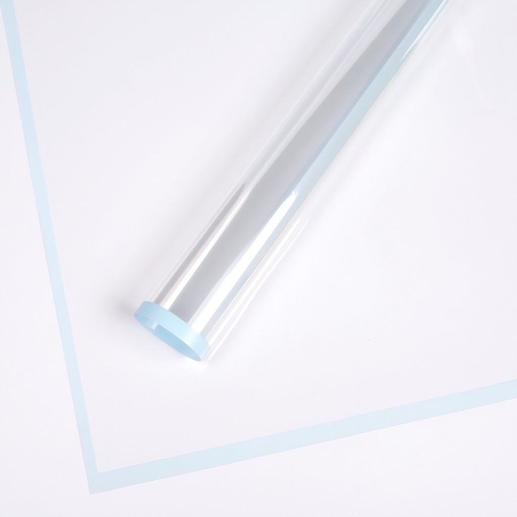 Gift Paper - Clear With Color Edge