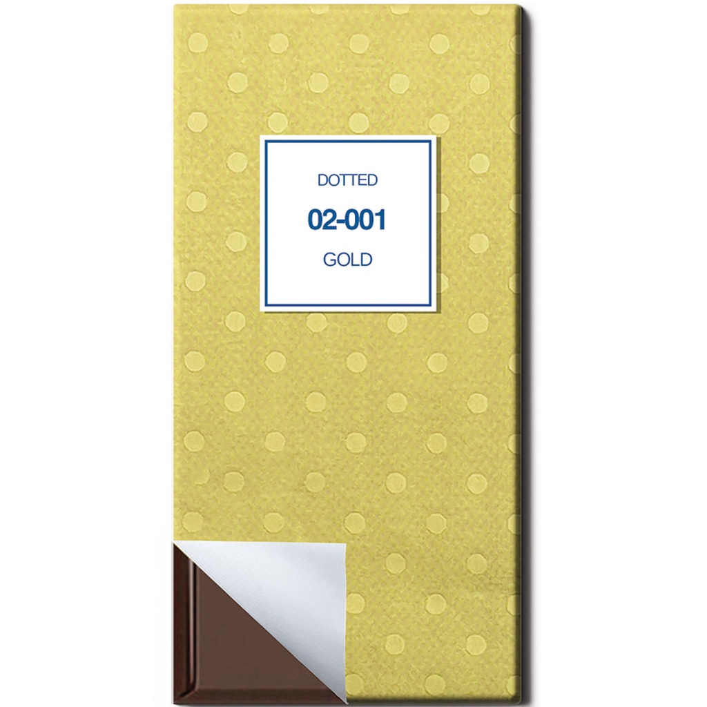 Chocolate Paper - Laminated - DOTED