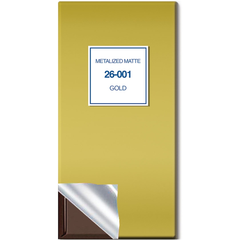 Chocolate Paper - Metalized - Matt