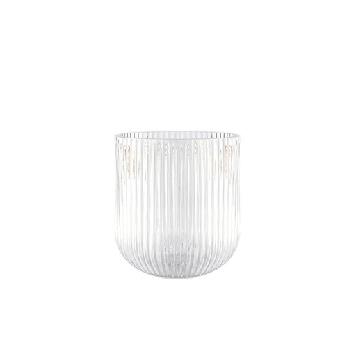 [GS-1078] Strip Orchid Glass Vase GS-1078