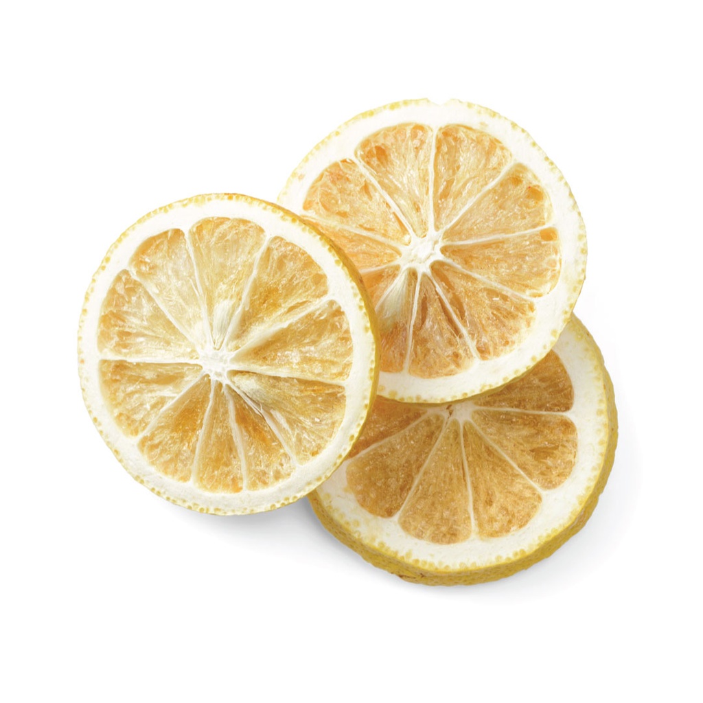 Crunchy Freeze-Dried Lemon Slice with Sugar