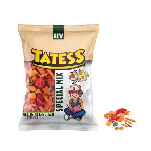 [Tatess 175] TATESS CORN CHIPS - Special Mix 175 G