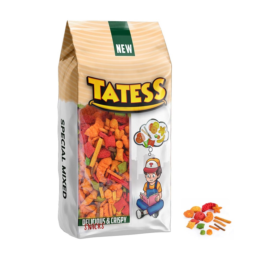 TATESS CORN CHIPS - Special Mix 450 G