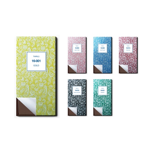 Chocolate Paper - Laminated - TWIRLS